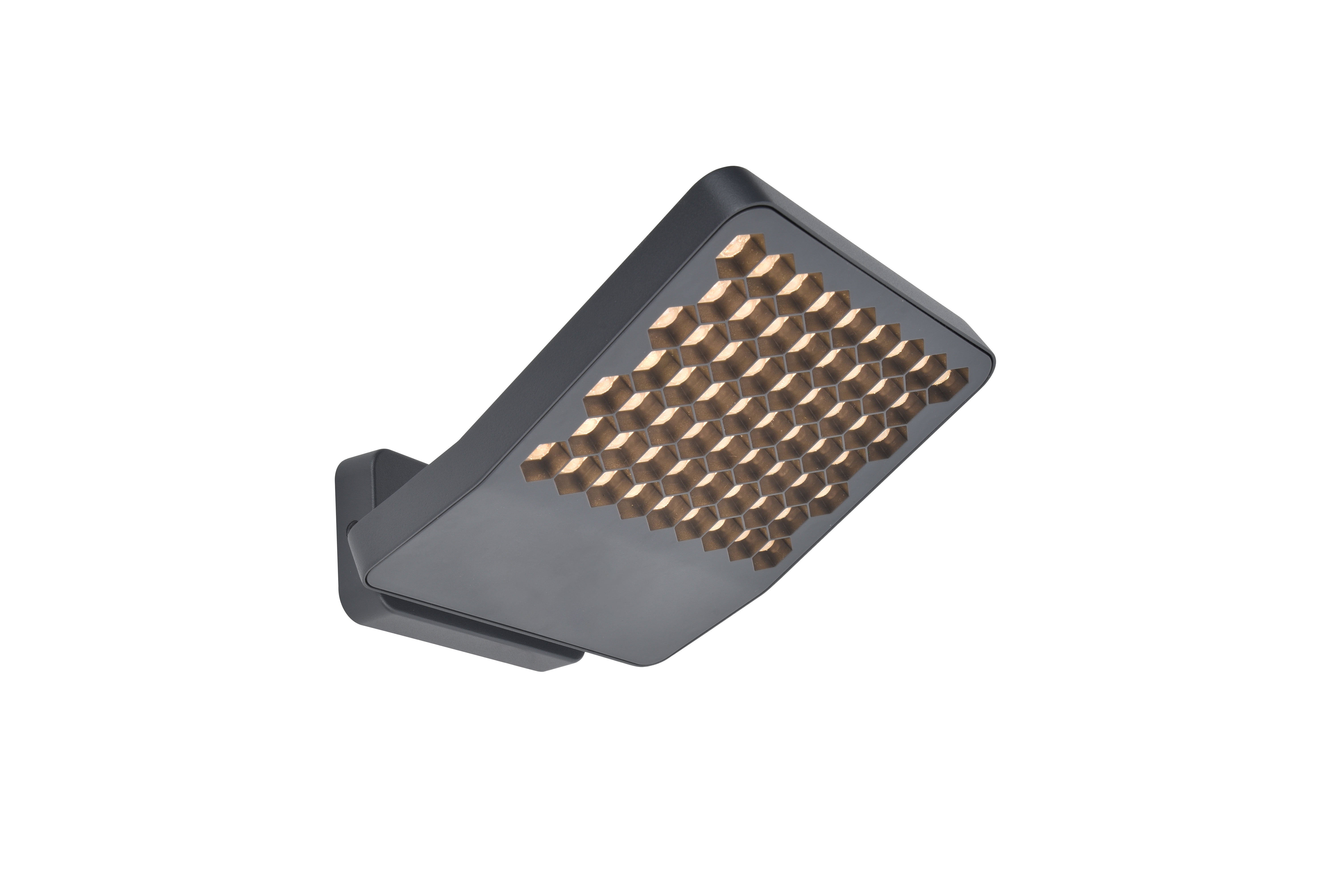 Lutec Atlantis sötétszürke LED kültéri fali lámpa (LUT-7801606118) LED 1 izzós IP54