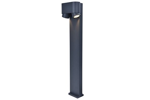 Lutec Cypres sötétszürke kültéri állólámpa (LUT-6604004118) GU10 2 izzós IP44
