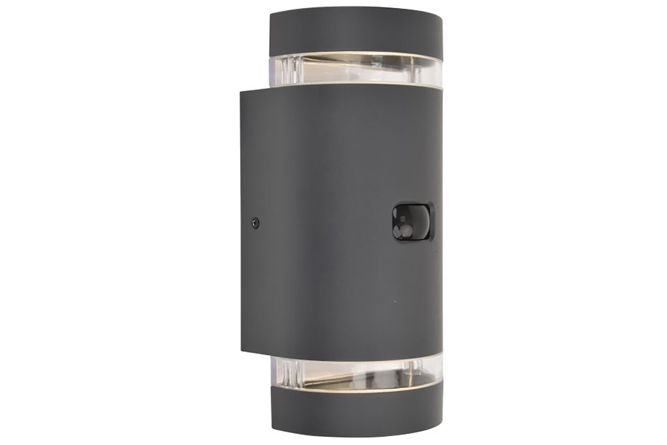Lutec Focus sötétszürke mozgásérzékelős kültéri falikar (LUT-5604014118) GU10 2 izzós IP44