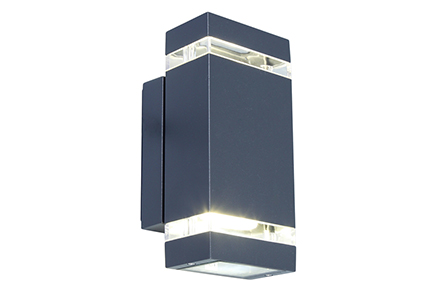 Lutec Focus sötétszürke LED kültéri falikar (LUT-5605013118) LED 1 izzós IP44