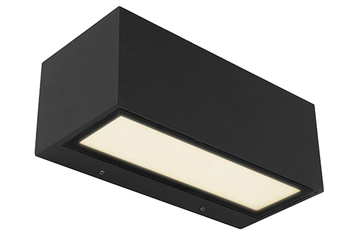 Lutec Gemini matt fekete LED kültéri fali lámpa (LUT-5189112012) LED 1 izzós IP54