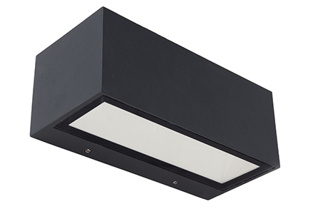 Lutec Gemini sötétszürke LED kültéri fali lámpa (LUT-5189112118) LED 1 izzós IP54