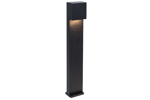 Lutec Gemini Xf matt fekete LED kültéri állólámpa (LUT-7104002012) LED 1 izzós IP54