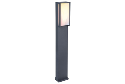 Lutec Qubo sötétszürke LED kültéri állólámpa (LUT-7193003118) LED 1 izzós IP54