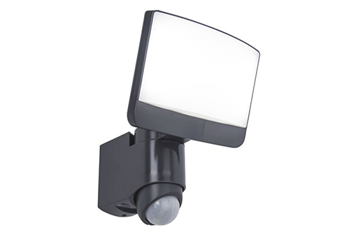Lutec Sunshine sötétszürke mozgásérzékelős LED kültéri fali lámpa (LUT-7625601345) LED 1 izzós IP54