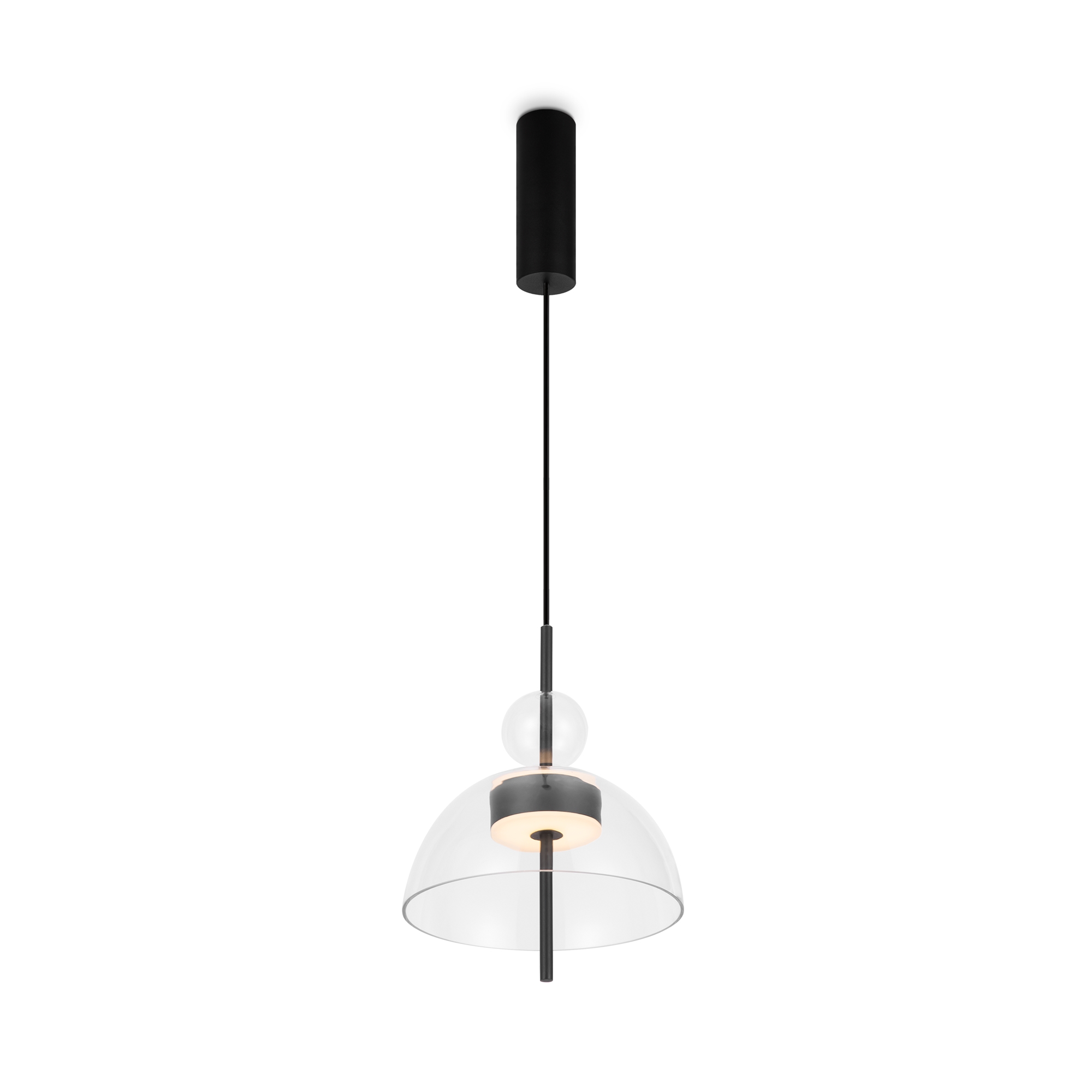Maytoni Bangkok fekete-átlátszó LED függesztett lámpa (MAY-MOD185PL-L6B3K1) LED 1 izzós IP20 Maytoni Bangkok fekete-átlátszó LED függesztett lámpa (MAY-MOD185PL-L6B3K1) LED 1 izzós IP20