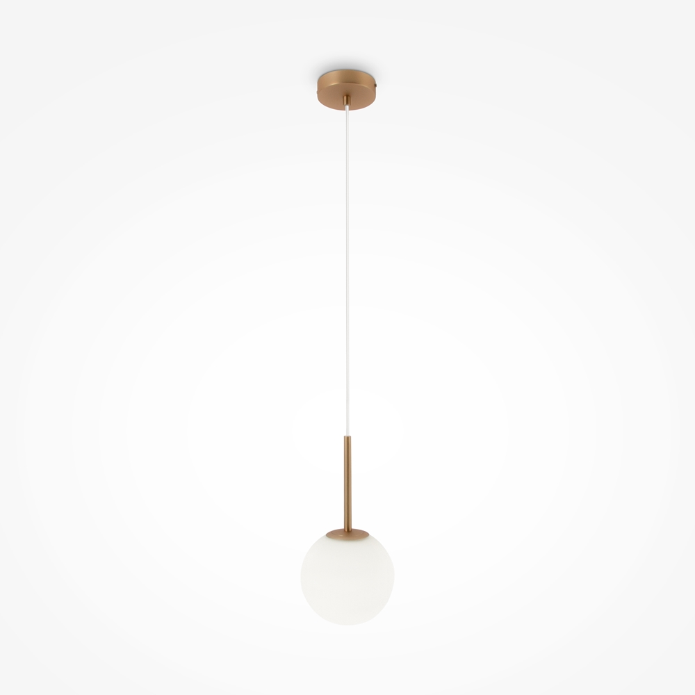 Maytoni Basic form arany-fehér függesztett lámpa (MAY-MOD321PL-01G1) E14 1 izzós IP20