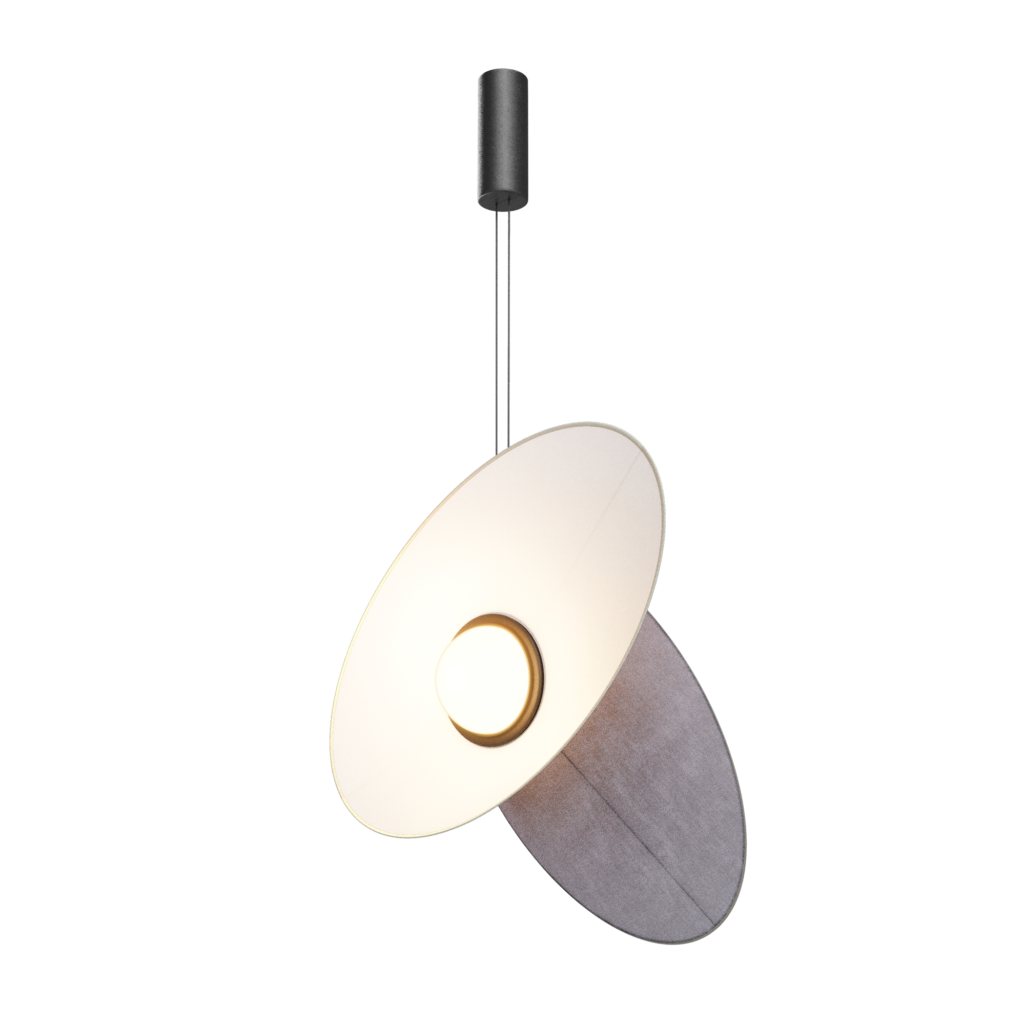Maytoni Evolution fekete-kék LED függesztett lámpa (MAY-MOD396PL-L10BL3K) LED 1 izzós IP20