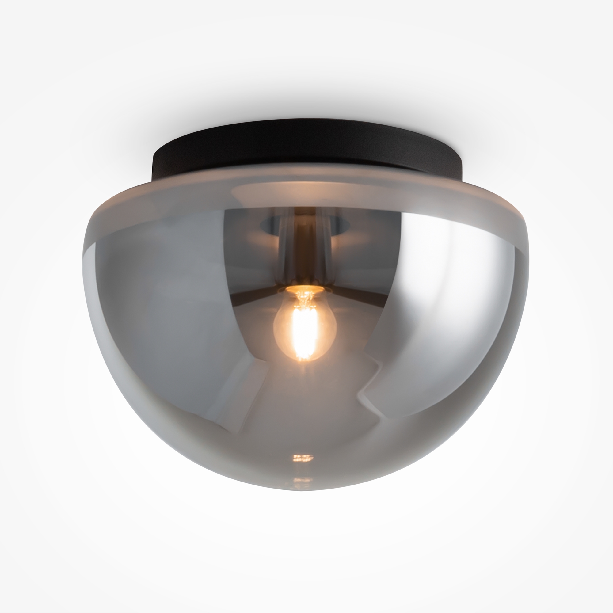 Maytoni Glassy fekete-szürke mennyezeti lámpa (MAY-MOD270CL-01B) E27 1 izzós IP20 Maytoni Glassy fekete-szürke mennyezeti lámpa (MAY-MOD270CL-01B) E27 1 izzós IP20