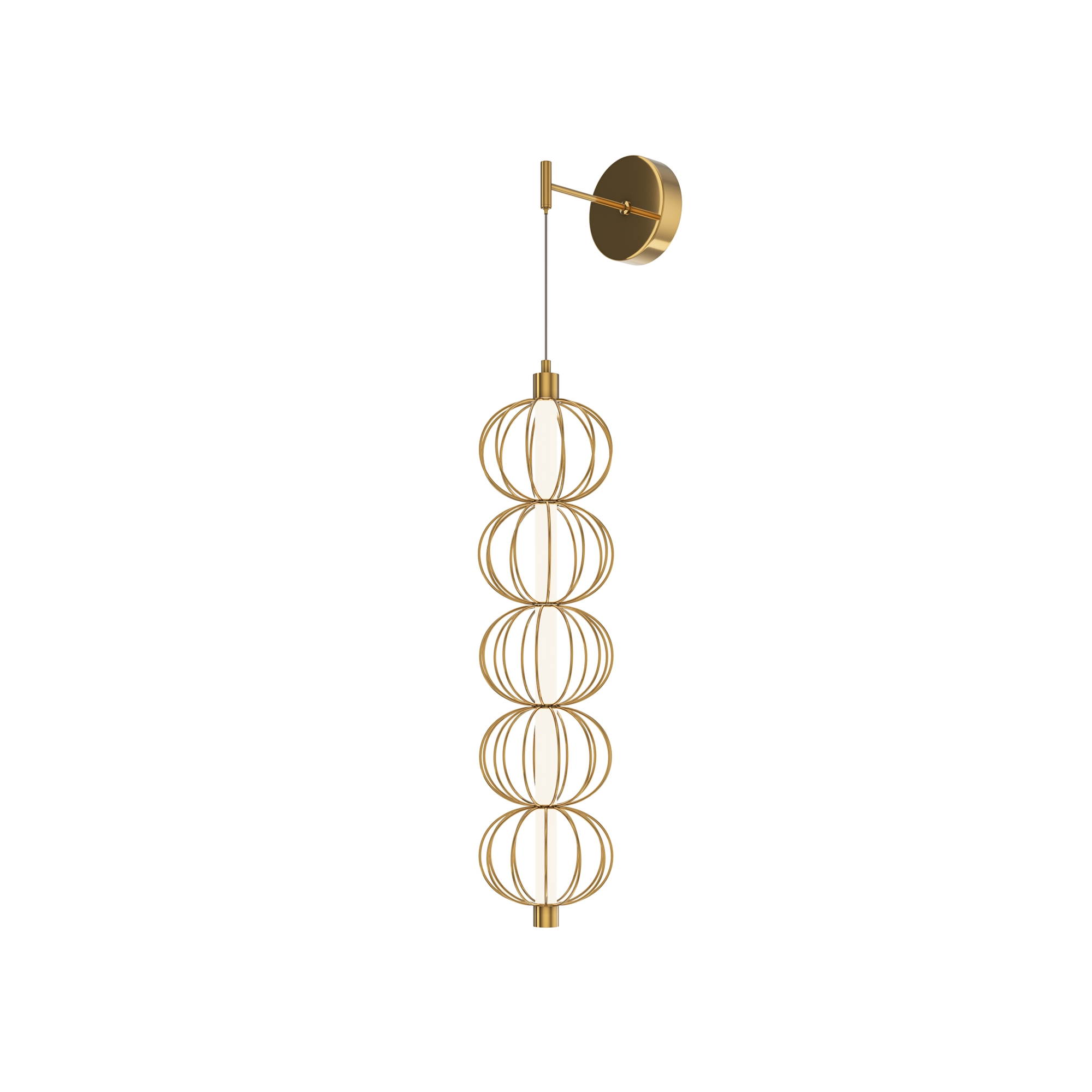 Maytoni Golden Cage arany LED fali lámpa (MAY-MOD216WL-L10G3K) LED 1 izzós IP20 Maytoni Golden Cage arany LED fali lámpa (MAY-MOD216WL-L10G3K) LED 1 izzós IP20