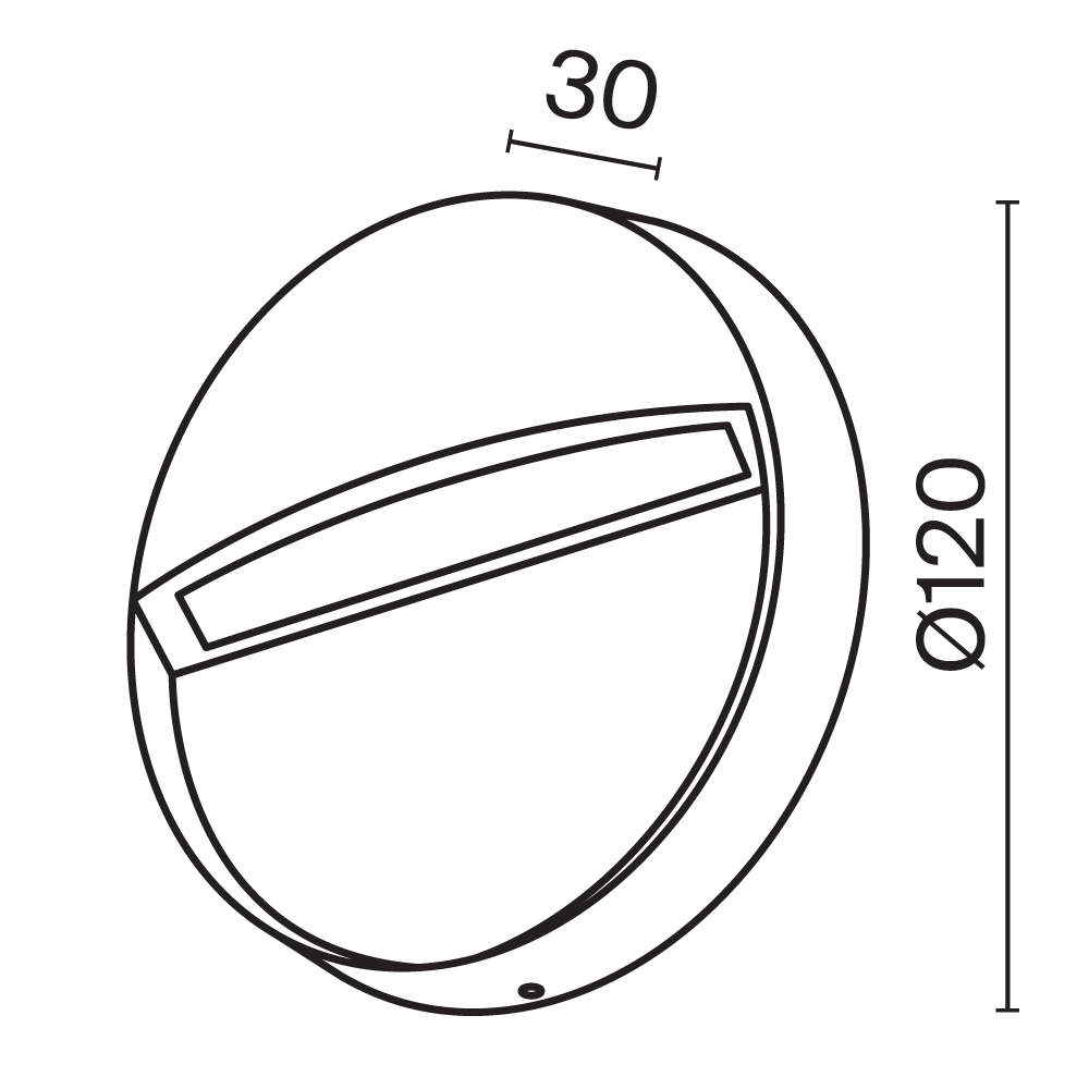 Maytoni Mane fehér LED kültéri fali lámpa (MAY-O046SL-L3W3K) LED 1 izzós IP54 Maytoni Mane fehér LED kültéri fali lámpa (MAY-O046SL-L3W3K) LED 1 izzós IP54
