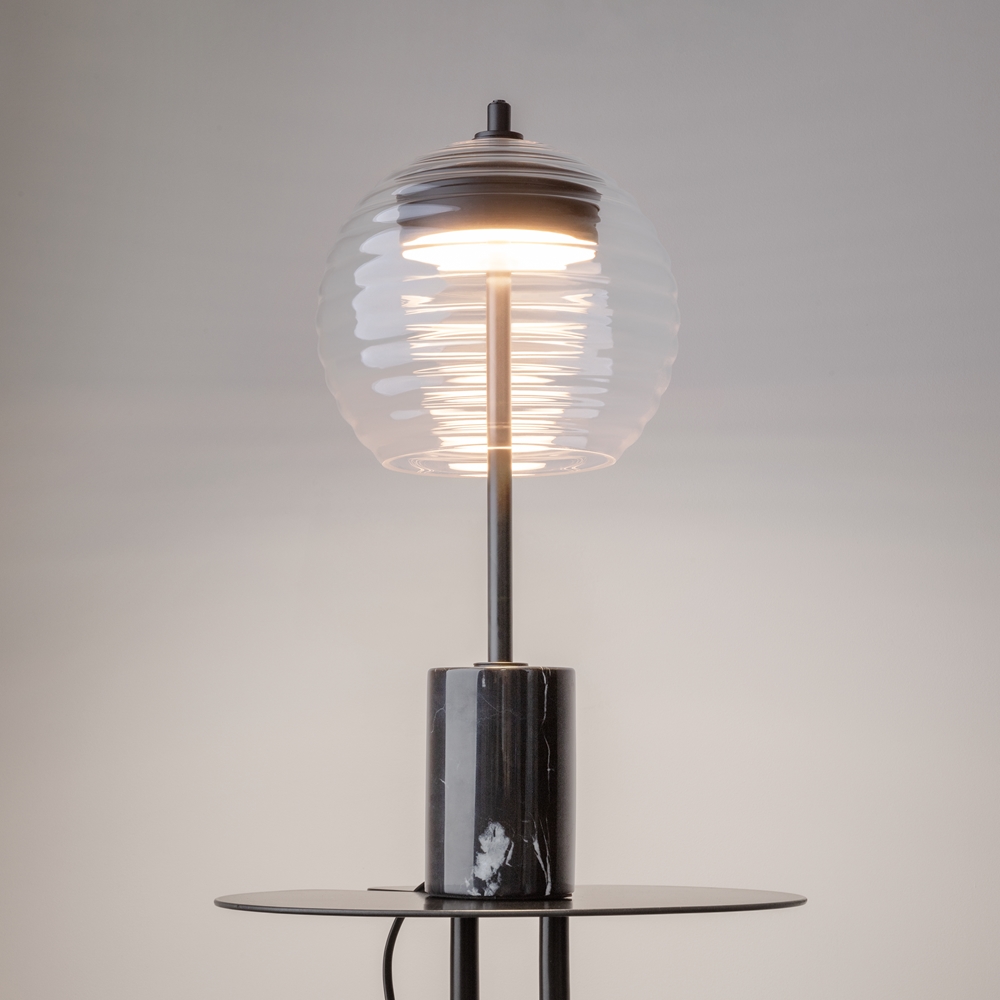Maytoni Mystic fekete-átlátszó LED asztali lámpa (MAY-P060TL-L12BK) LED 1 izzós IP20 Maytoni Mystic fekete-átlátszó LED asztali lámpa (MAY-P060TL-L12BK) LED 1 izzós IP20