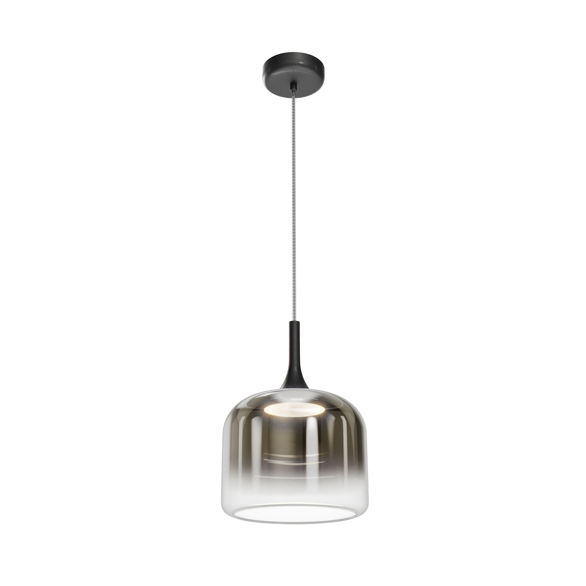 Maytoni Spirito fekete-átlátszó LED függesztett lámpa (MAY-MOD286PL-L18B3K) LED 1 izzós IP20 Maytoni Spirito fekete-átlátszó LED függesztett lámpa (MAY-MOD286PL-L18B3K) LED 1 izzós IP20