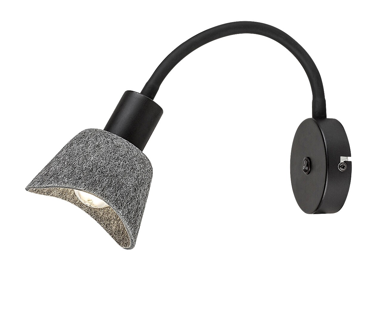 Rábalux Farelia fekete falikar (RAB-73009) E14 1 izzós IP20