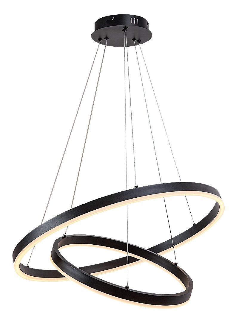 Rábalux Isaure fekete LED függesztett lámpa (RAB-72305) LED 1 izzós IP20