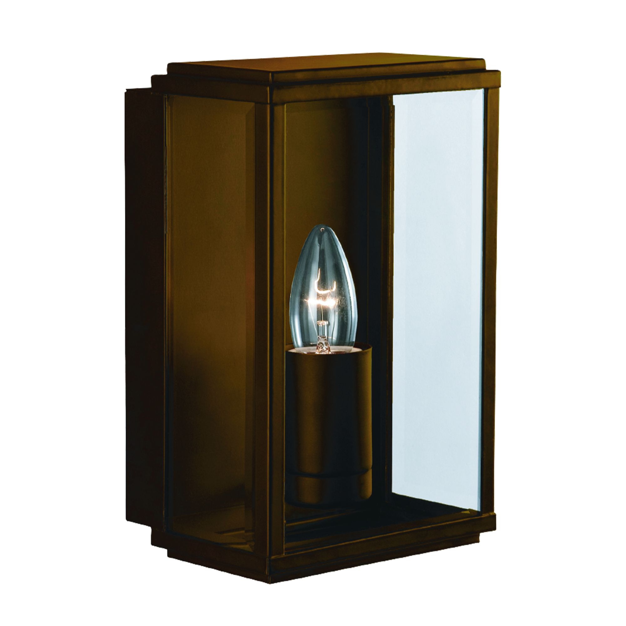 Searchlight Box barna kültéri fali lámpa (SL-8204RUS) E27 1 izzós IP44