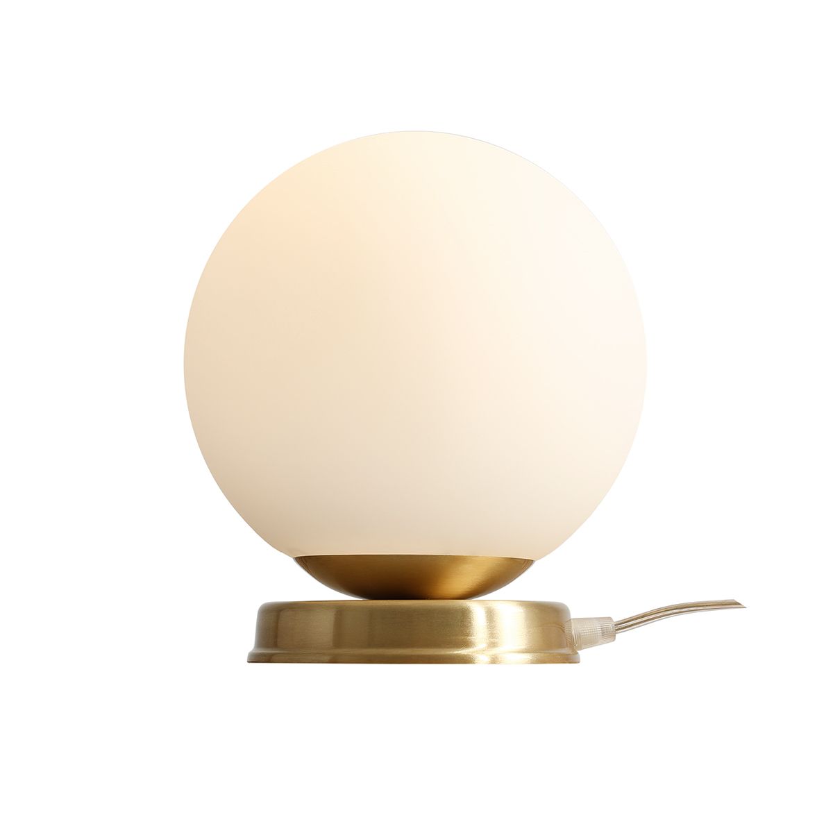 Aldex Ball sárgaréz-fehér asztali lámpa (ALD-1076B40_M) E27 1 izzós IP20