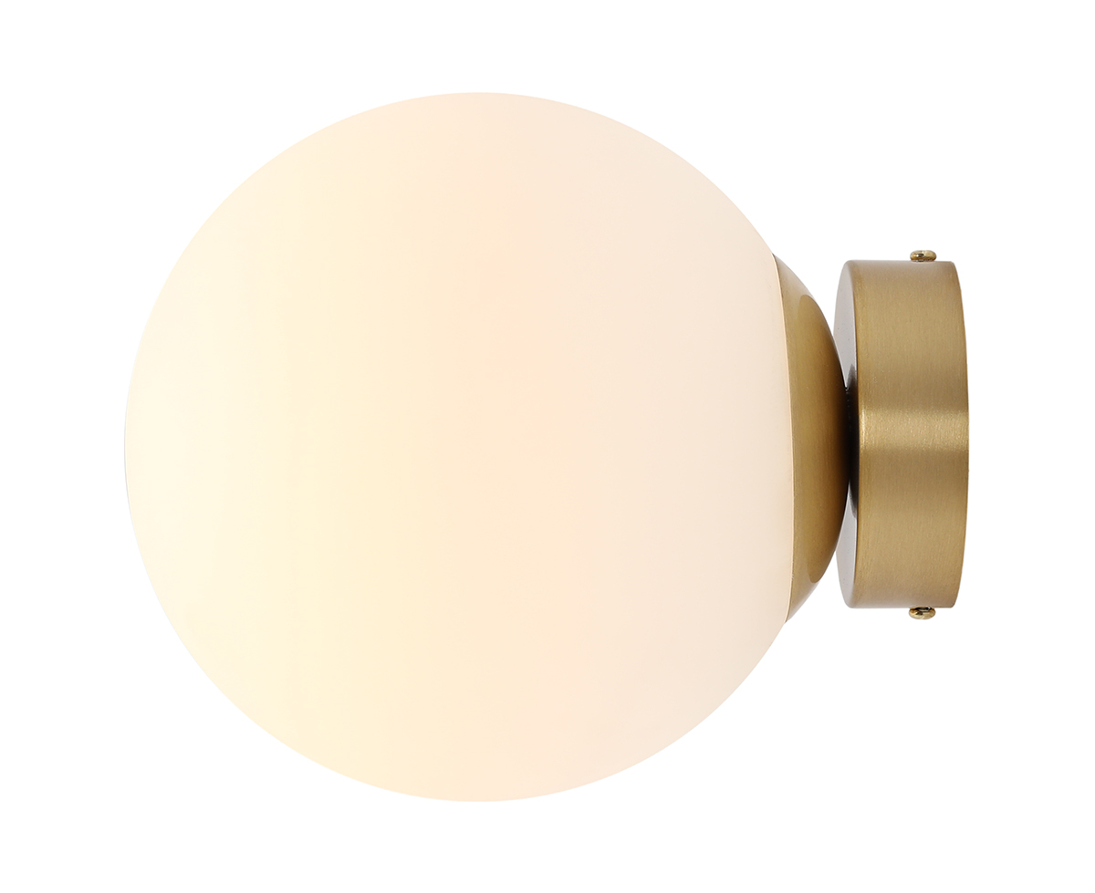 Aldex Ball sárgaréz-fehér fali lámpa (ALD-1076C40_M) E27 1 izzós IP20