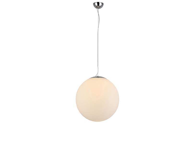 Azzardo White Ball króm-fehér függesztett lámpa (AZ-2516) E27 1 izzós IP20