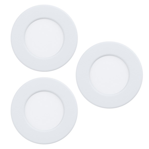 Eglo Fueva 6-Z fehér LED mennyezetbe építhető lámpa szett (EG-901429) LED 3 izzós IP44 Eglo Fueva 6-Z fehér LED mennyezetbe építhető lámpa szett (EG-901429) LED 3 izzós IP44