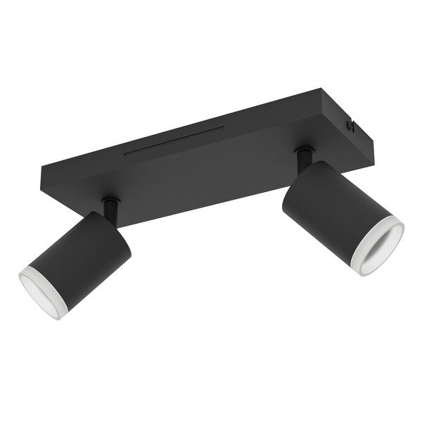 Eglo Melitello-Z fekete LED mennyezeti spotlámpa (EG-901941) LED 2 izzós IP20 Eglo Melitello-Z fekete LED mennyezeti spotlámpa (EG-901941) LED 2 izzós IP20