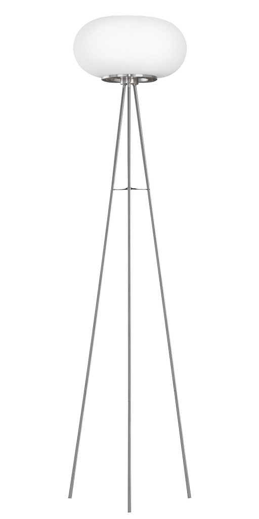 EGLO OPTICA matt nikkel-fehér állólámpa (EG-86817) E27 2 izzós IP20