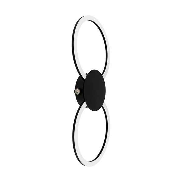 Eglo Venticello 1 fekete LED fali/mennyezeti lámpa (EG-902124) LED 2 izzós IP20 Eglo Venticello 1 fekete LED fali/mennyezeti lámpa (EG-902124) LED 2 izzós IP20