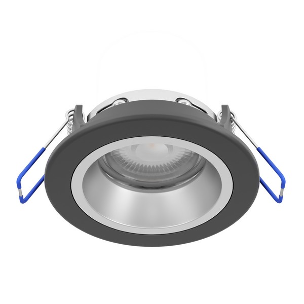 Eglo Yebra-Z fekete-ezüst LED mennyezetbe építhető lámpa (EG-902298) LED 1 izzós IP20 Eglo Yebra-Z fekete-ezüst LED mennyezetbe építhető lámpa (EG-902298) LED 1 izzós IP20