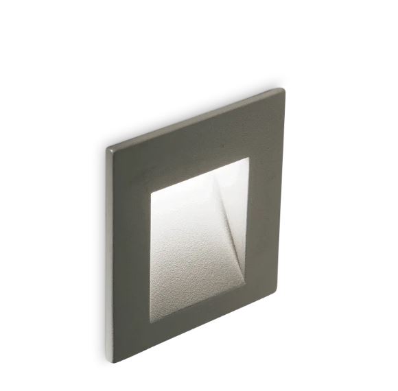 Ideal Lux Bit szürke-fehér falba/talajba építhető LED kültéri lámpa (IDE-269009) LED 1 izzós IP65 Ideal Lux Bit szürke-fehér falba/talajba építhető LED kültéri lámpa (IDE-269009) LED 1 izzós IP65