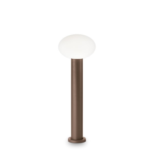 Ideal Lux Clio barna-fehér kültéri állólámpa (IDE-328829) E27 1 izzós IP44