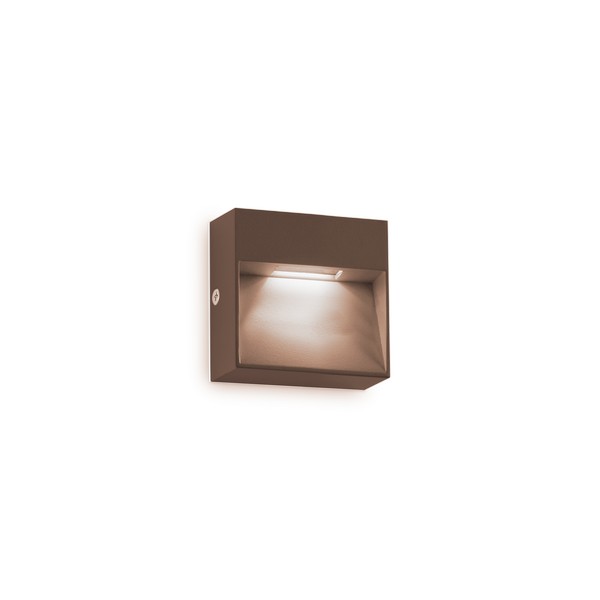 Ideal Lux Dedra barna LED kültéri fali lámpa (IDE-328621) LED 1 izzós IP65 Ideal Lux Dedra barna LED kültéri fali lámpa (IDE-328621) LED 1 izzós IP65
