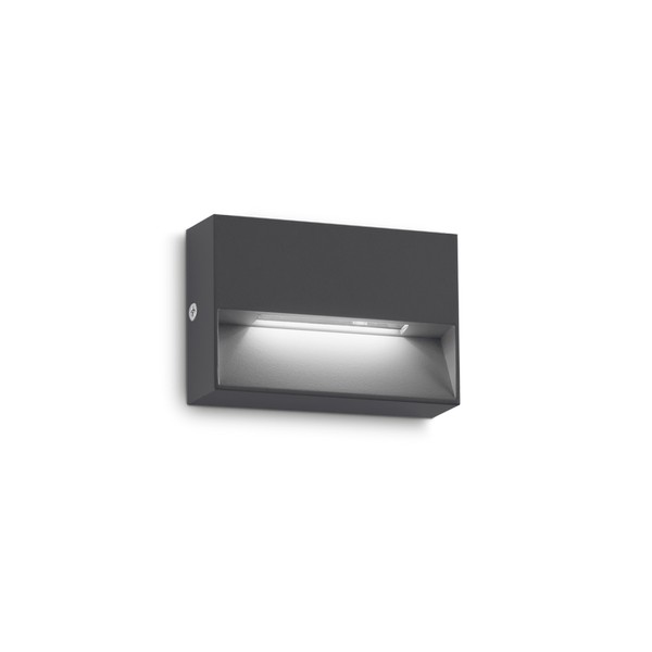 Ideal Lux Dedra szürke LED kültéri fali lámpa (IDE-328645) LED 1 izzós IP65 Ideal Lux Dedra szürke LED kültéri fali lámpa (IDE-328645) LED 1 izzós IP65