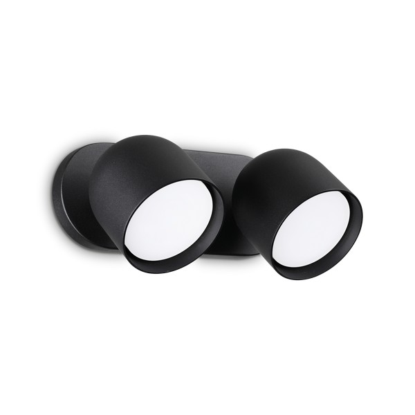 Ideal Lux Dodo fekete fali lámpa (IDE-327938) GX53 2 izzós IP20