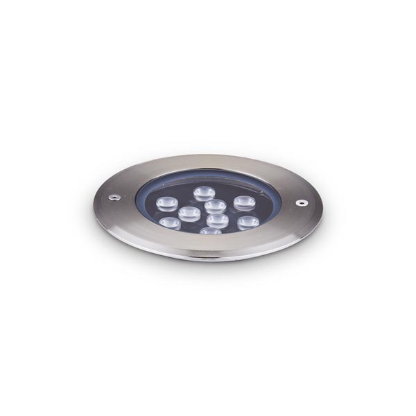 Ideal Lux Floor fekete-átlátszó falba/talajba építhető LED kültéri lámpa (IDE-255682) LED 1 izzós IP67