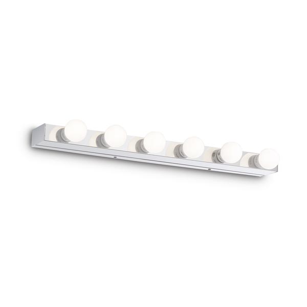 Ideal Lux Privè króm fali lámpa (IDE-045627) E14 6 izzós IP20