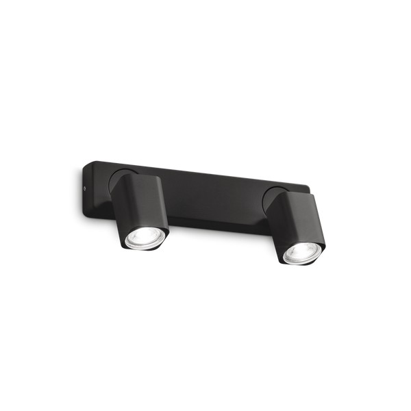 Ideal Lux Rudy fekete falikar (IDE-321509) GU10 2 izzós IP20