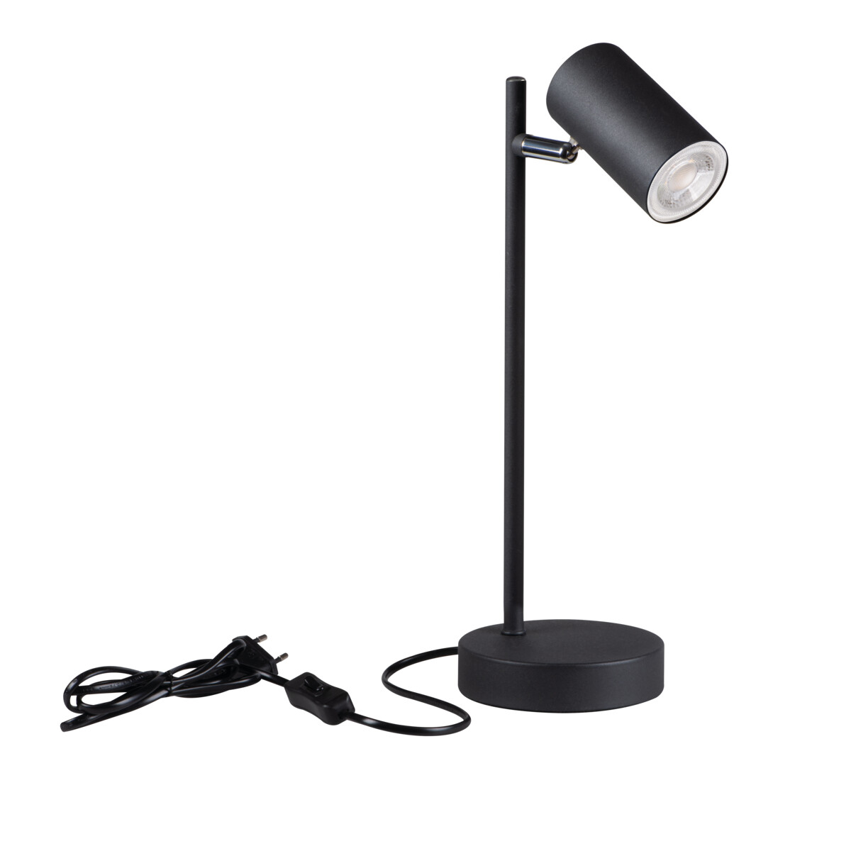 Kanlux Evalo TL fekete asztali lámpa (KAN-35786) GU10 1 izzós IP20 Kanlux Evalo TL fekete asztali lámpa (KAN-35786) GU10 1 izzós IP20