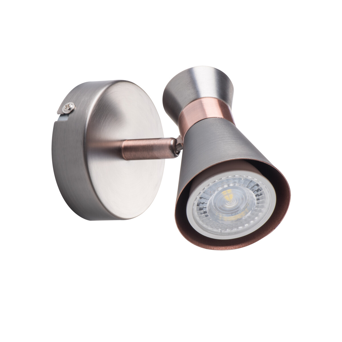 Kanlux Mileno ezüst-réz fali/mennyezeti spotlámpa (KAN-29111) GU10 1 izzós IP20 Kanlux Mileno ezüst-réz fali/mennyezeti spotlámpa (KAN-29111) GU10 1 izzós IP20