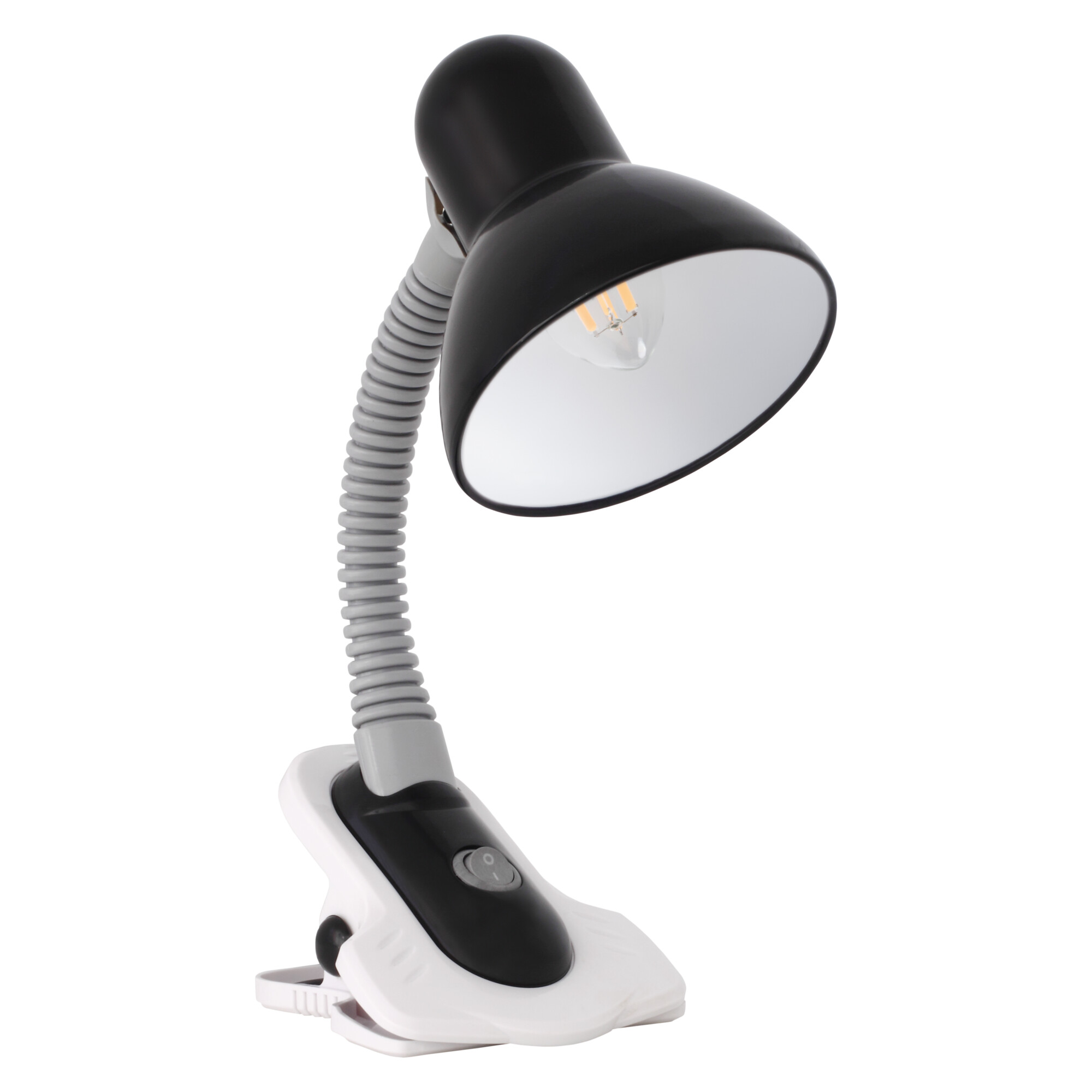 Kanlux Suzi fekete csiptetős lámpa (KAN-7151) E27 1 izzós IP20
