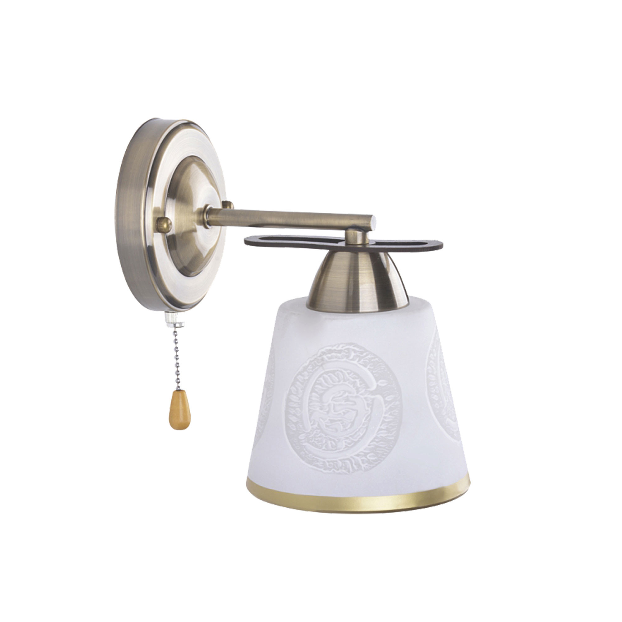 Klausen Alba AP1 antik bronz-barna falikar (LY-3184) E27 1 izzós IP20