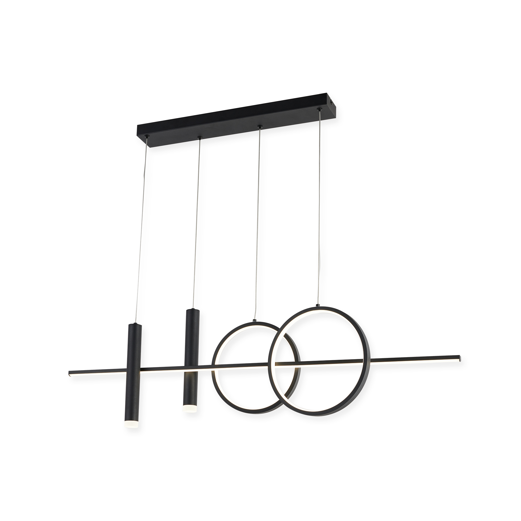 Klausen Altheia SP4 fekete LED függesztett lámpa (KL142089) LED 1 izzós IP20