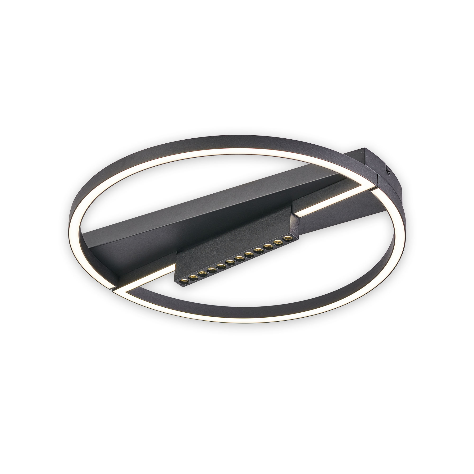 Klausen Core R fekete LED mennyezeti lámpa (KL151092) LED 1 izzós IP20 Klausen Core R fekete LED mennyezeti lámpa (KL151092) LED 1 izzós IP20
