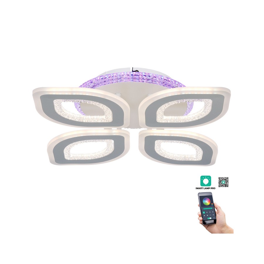 Klausen Doris PL2+2 fehér LED mennyezeti lámpa (KL151071) LED 1 izzós IP20 Klausen Doris PL2+2 fehér LED mennyezeti lámpa (KL151071) LED 1 izzós IP20