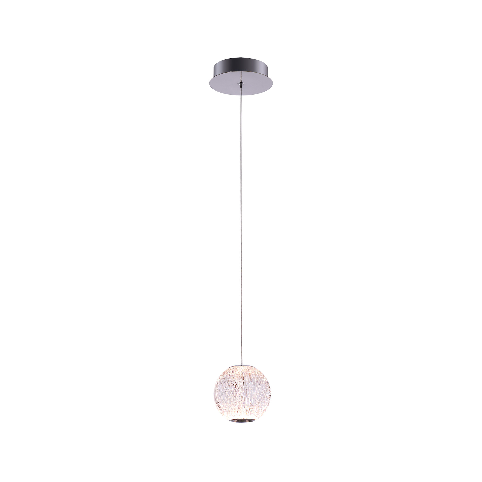 Klausen Esmond SP1 króm LED függesztett lámpa (142072) LED 1 izzós IP20 Klausen Esmond SP1 króm LED függesztett lámpa (142072) LED 1 izzós IP20