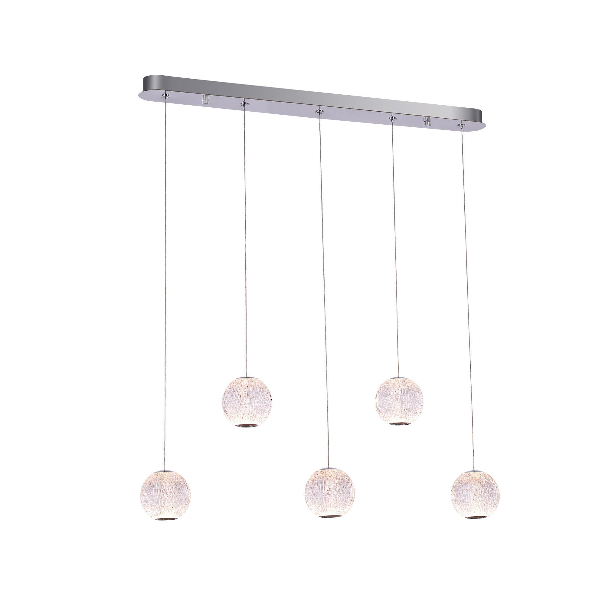 Klausen Esmond SP5 króm LED függesztett lámpa (142042) LED 1 izzós IP20