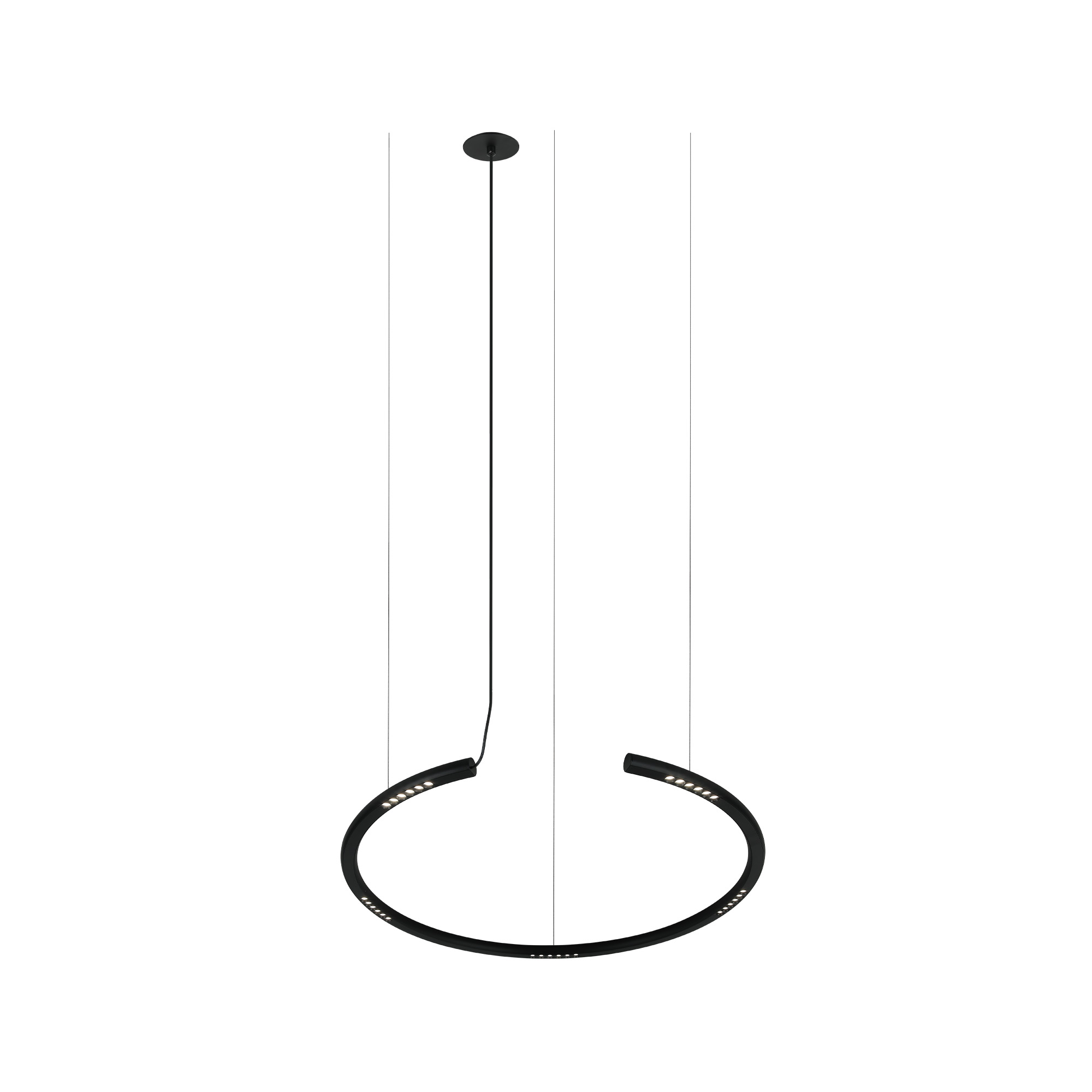 Klausen Essential 30W fekete LED függesztett lámpa (142065) LED 1 izzós IP20 Klausen Essential 30W fekete LED függesztett lámpa (142065) LED 1 izzós IP20