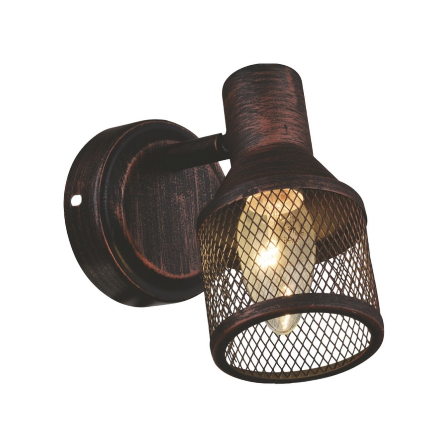 Klausen Flask 1 fekete-barna fali lámpa (LY-1029) E14 1 izzós IP20 Klausen Flask 1 fekete-barna fali lámpa (LY-1029) E14 1 izzós IP20