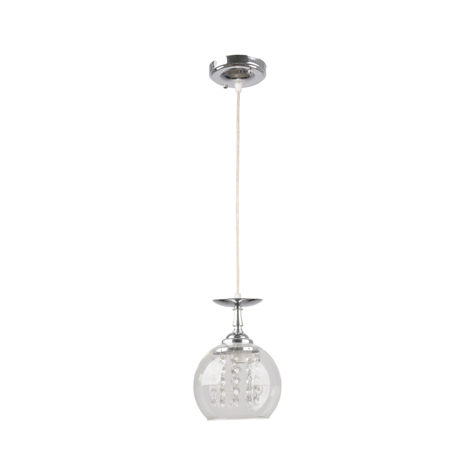 Klausen Glass SP1 króm függesztett lámpa (LY-3315) E27 1 izzós IP20 Klausen Glass SP1 króm függesztett lámpa (LY-3315) E27 1 izzós IP20