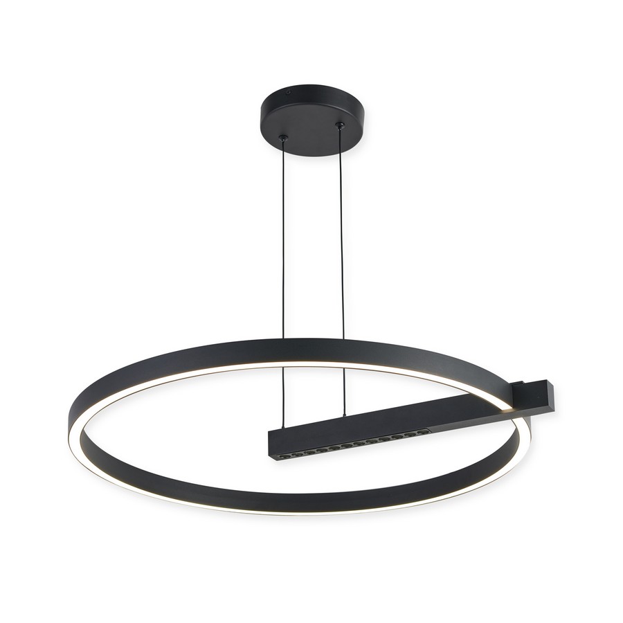 Klausen Himera SP1 fekete LED függesztett lámpa (KL142081) LED 1 izzós IP20 Klausen Himera SP1 fekete LED függesztett lámpa (KL142081) LED 1 izzós IP20