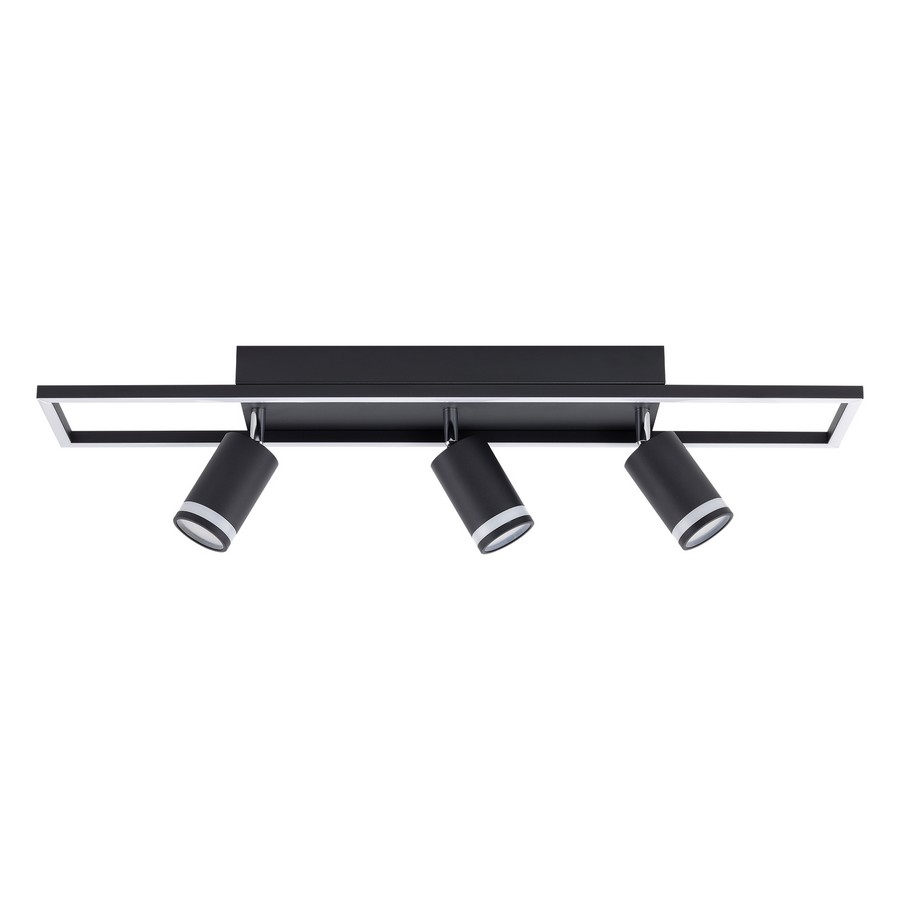 Klausen Leyla PL3 fekete LED mennyezeti spotlámpa (KL163020) LED+GU10 1+3 izzós IP20 Klausen Leyla PL3 fekete LED mennyezeti spotlámpa (KL163020) LED+GU10 1+3 izzós IP20